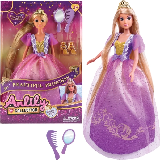 Modna lalka w księżniczkowej sukni 32 cm