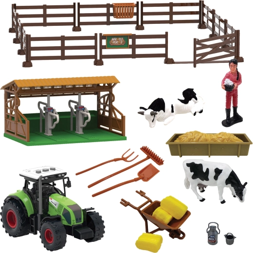 Zestaw do zabawy farma ze światłami i dźwiękami, 43 el.