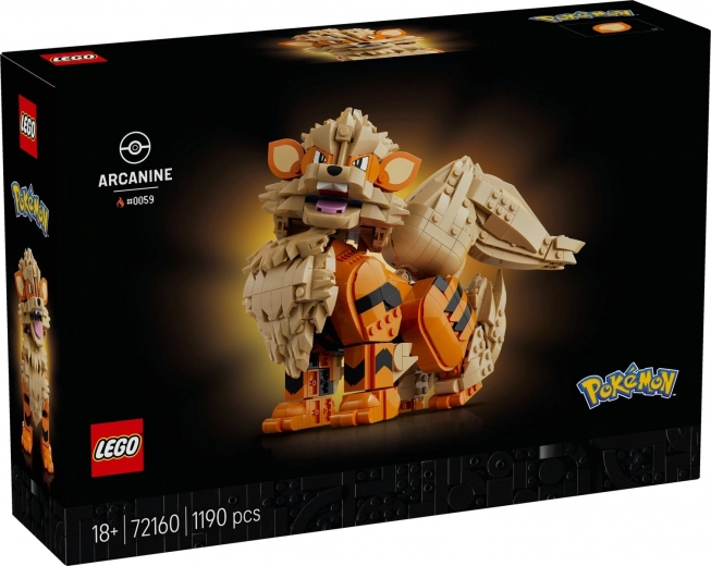 Zestaw LEGO Pokémon Arcanine dla dorosłych