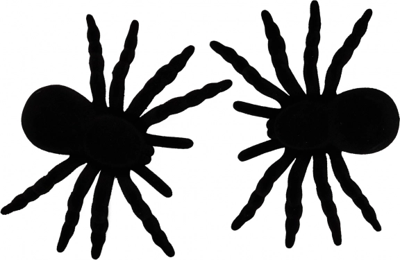 Dekoracyjne pająki 11 cm – zestaw 2 szt.