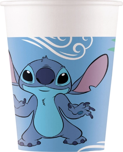 Papierowe kubeczki Disney Stitch Stitch & Angel 200 ml (8 szt.)