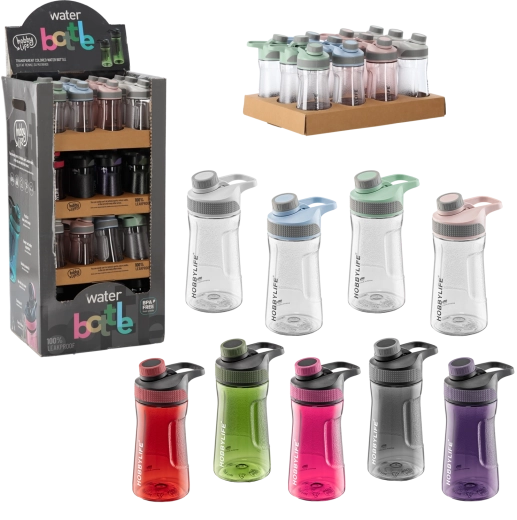 Butelka na wodę 530 ml z ergonomicznym uchwytem HOBBYLIFE