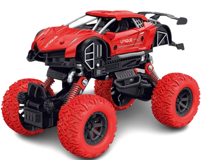 Monster truck 1:32 z napędem typu pull-back