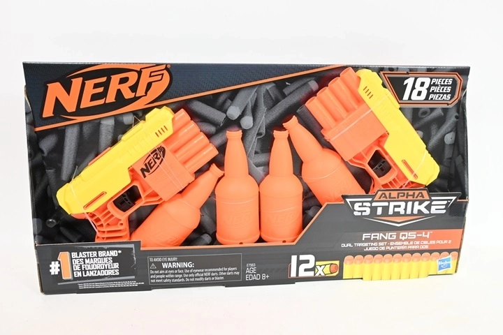 Nerf Alpha Strike Fang QS-4 piankowy blaster ze strzałkami