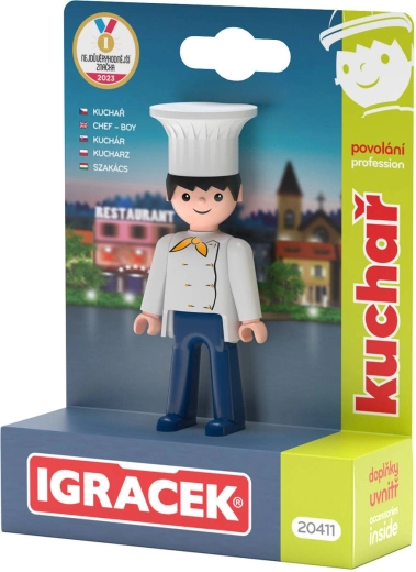 Efko Igráček kucharz – figurka z akcesoriami