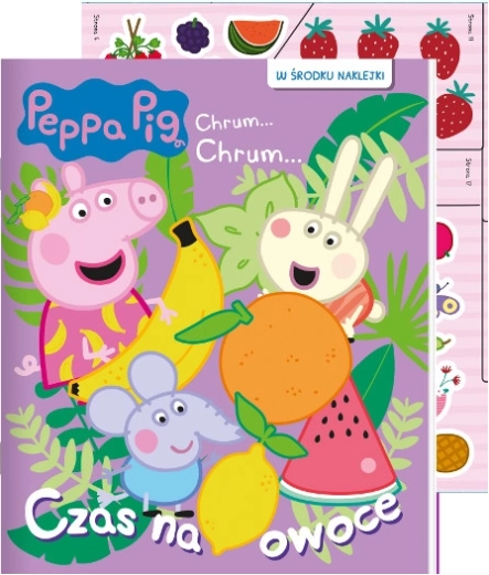 Świnka Peppa: Czas na owoce – zeszyt aktywności z naklejkami