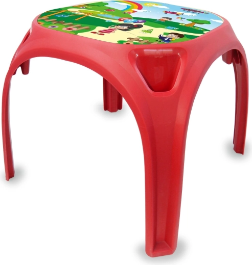 Stolik dziecięcy Jamara fun z liczbami XL czerwony