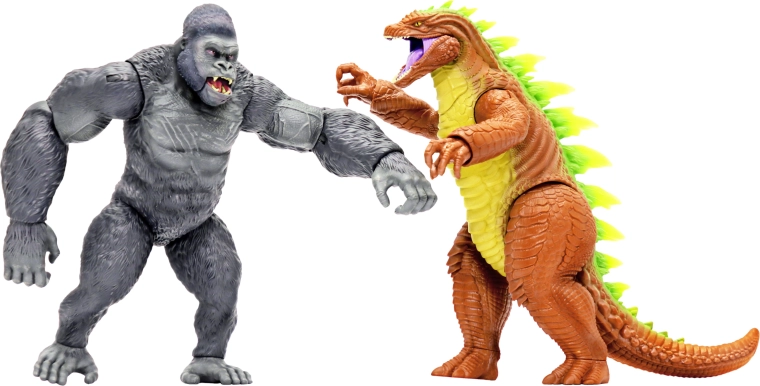 Primal Clash Boss vs. King Kaiju – zestaw figurek do walki potworów 21 cm