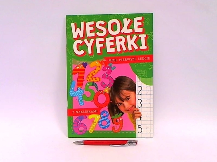 Wesołe cyferki – matematyka dla przedszkolaków z naklejkami