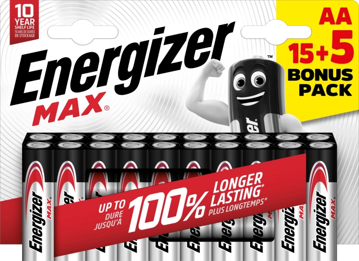 Energizer Max AA baterie alkaliczne 20 szt.