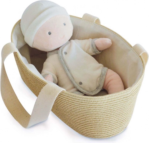 Doudou Jolijou lalka Pol w przenośnej torbie do wózka 28 cm