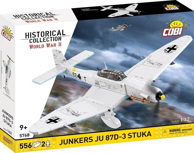 Zestaw konstrukcyjny samolotu Junkers Ju 87 D-3 Stuka – 556 elementów
