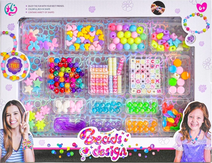 Kreatywny zestaw do wyrobu biżuterii w pudełku dla dzieci