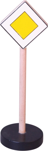 Drewniane znaki drogowe dla dzieci