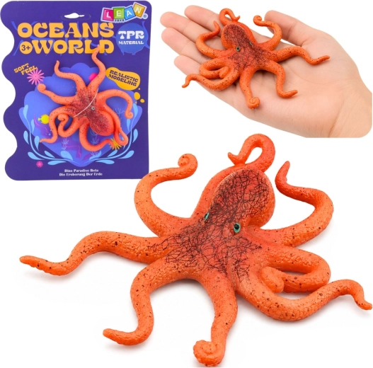 Realistyczna gumowa figurka ośmiornicy 12 cm