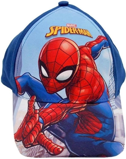 Dziecięca czapka z daszkiem Spider-Man, granatowa