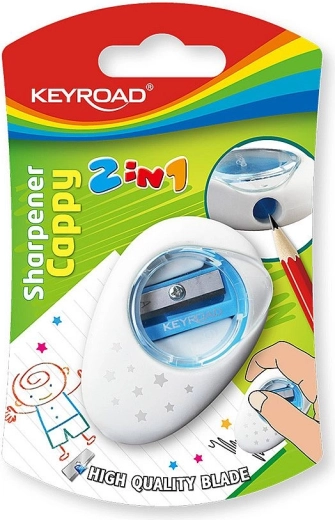 Temperówka z gumką KEYROAD Cappy 2w1