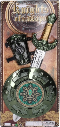 Dziecięcy miecz z tarczą – 51 cm