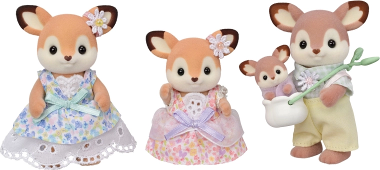 Sylvanian Families rodzina jeleni – zestaw 4 figurek