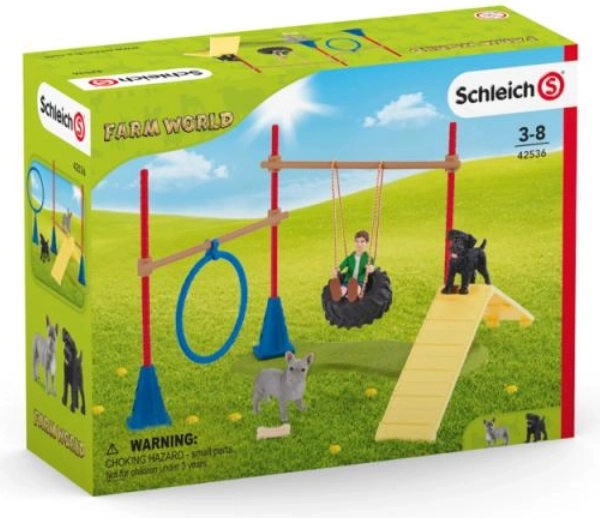 Schleich Farm World tor przeszkód dla psów