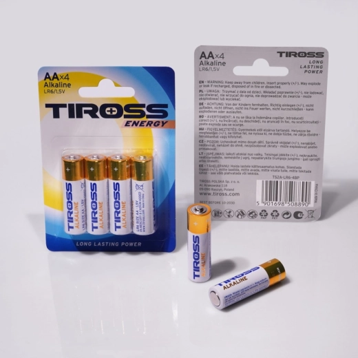 Baterie alkaliczne AA LR6 1,5 V – opakowanie 4 szt.