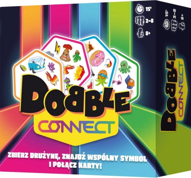 Dobble Connect – szybka spostrzegawcza gra karciana dla całej rodziny