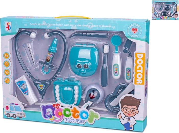 Zestaw lekarski z światłem i dźwiękiem na baterie