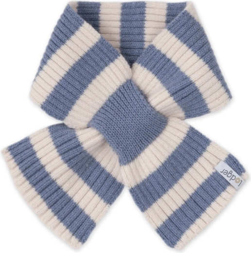 Dziecięcy merino szalik Lodger stripe stone