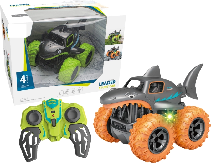 R/C kaskaderskie auto Rekin 4WD 2,4 GHz