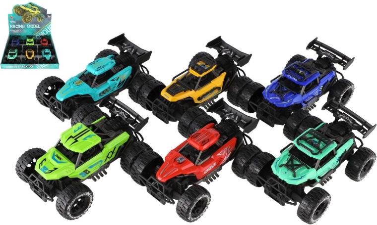 Terenowe auto Off-Road na napęd frykcyjny 11 × 16 cm (6 szt. w pudełku)