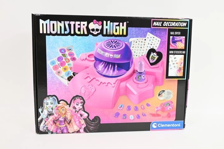 Monster High wampirzy zestaw do paznokci z suszarką