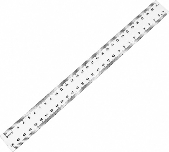 Plastikowa linijka TAURUS 30 cm - 1 sztuka