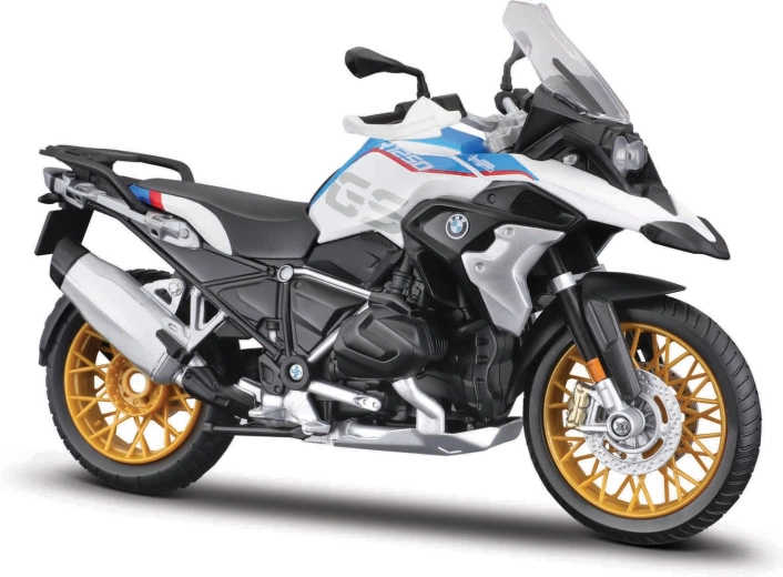 Model motocykla Maisto BMW R 1250 GS 1:12 ze stojakiem