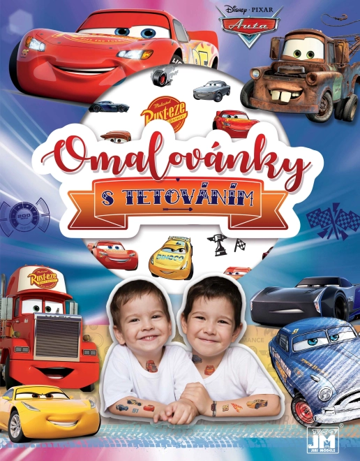 Kolorowanka z tatuażami CARS – Auta
