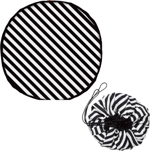 Play&Go noomad original mata do zabawy i worek na zabawki stripes black