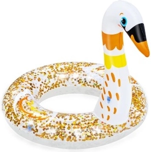 Bestway dziecięce dmuchane okrągłe leżak/koło Flamingo 61 cm – Łabędź