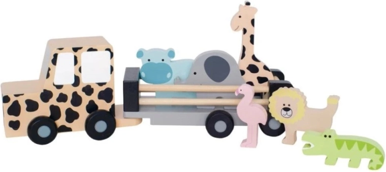 Jabadabado safari jeep ze zwierzątkami