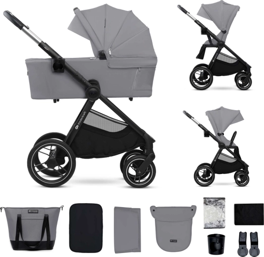 Kinderkraft wózek wielofunkcyjny Nea 2 2w1 Platinum Grey