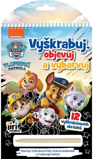 Wydrapuj, odkrywaj, koloruj Psi Patrol