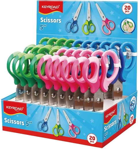 Nożyczki dziecięce KEYROAD Soft 12,5 cm - 1 sztuka