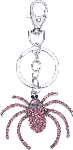 Srebrny brelok do kluczy pająk