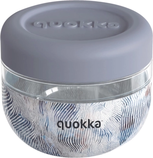 Pojemnik na żywność Quokka Bubble Zen szary 500 ml - 1 szt.