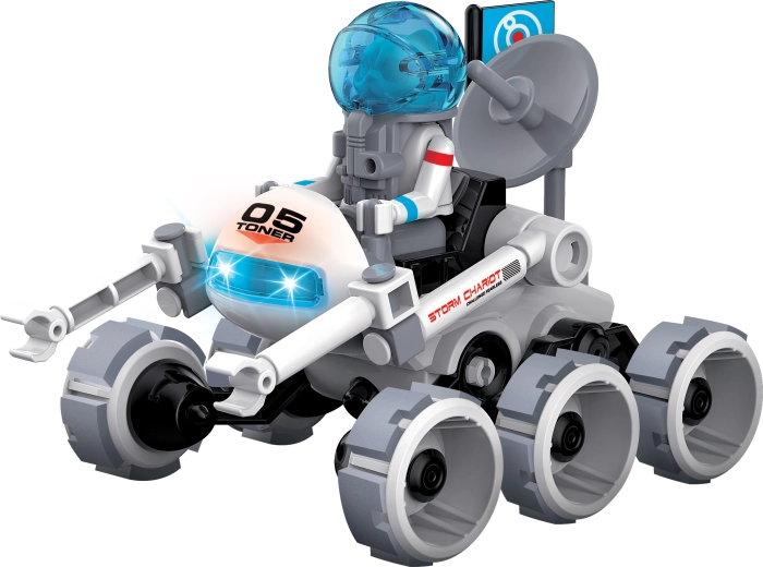 Klocki konstrukcyjne 4w1 modele kosmiczne