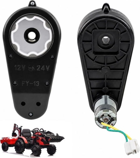 Silnik z przekładnią 24 V (RS550, 12 000 obr./min) do pojazdu elektrycznego SX2068 - 1 sztuka