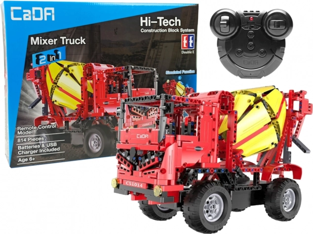 Klocki CADA RC betoniarka 2,4G – 815 elementów