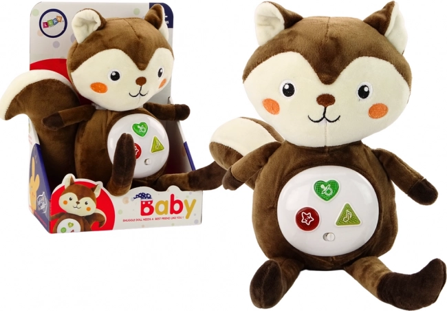 Puszysta wiewiórka Interaktywna edukacyjna do spania Cozy Melodies