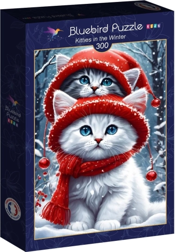 Puzzle Bluebird Kocięta zimą 300 elementów