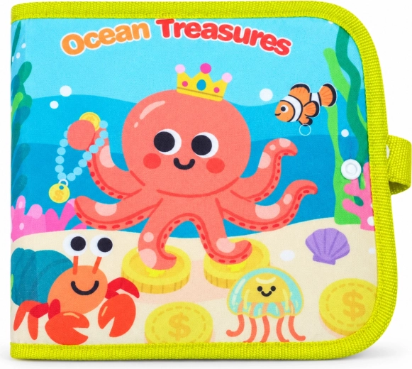 Chipolino tekstylna książeczka edukacyjna ocean