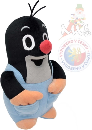 Moravská ústředna Krecik pluszowy w niebieskich spodenkach 25 cm - 1 sztuka