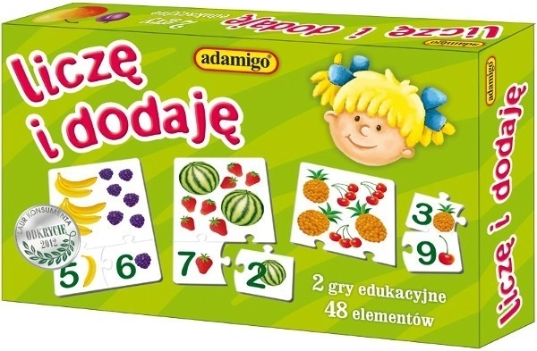 Układanki, liczenie i dodawanie